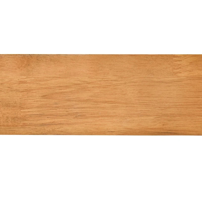 Elegant houten platformbed in eiken stijl, queen-size, met hoofdbord voor de slaapkamer