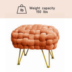 Samt-Pouf-Hocker 27x20x20