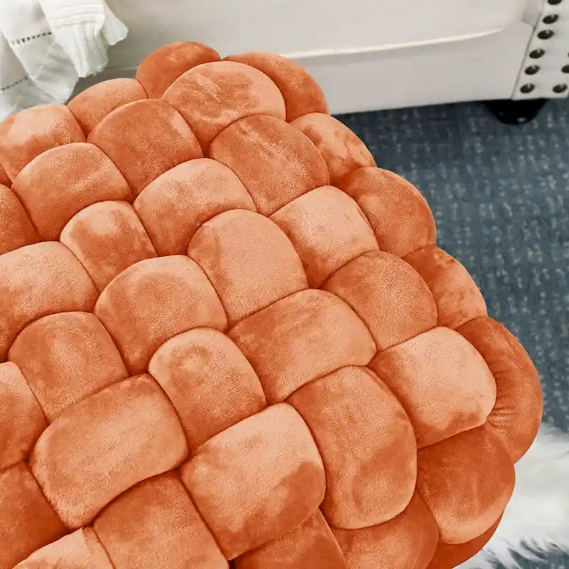 Samt-Pouf-Hocker 27x20x20