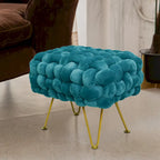 Samt-Pouf-Hocker 27x20x20