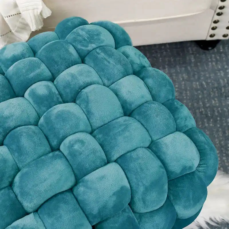 Samt-Pouf-Hocker 27x20x20