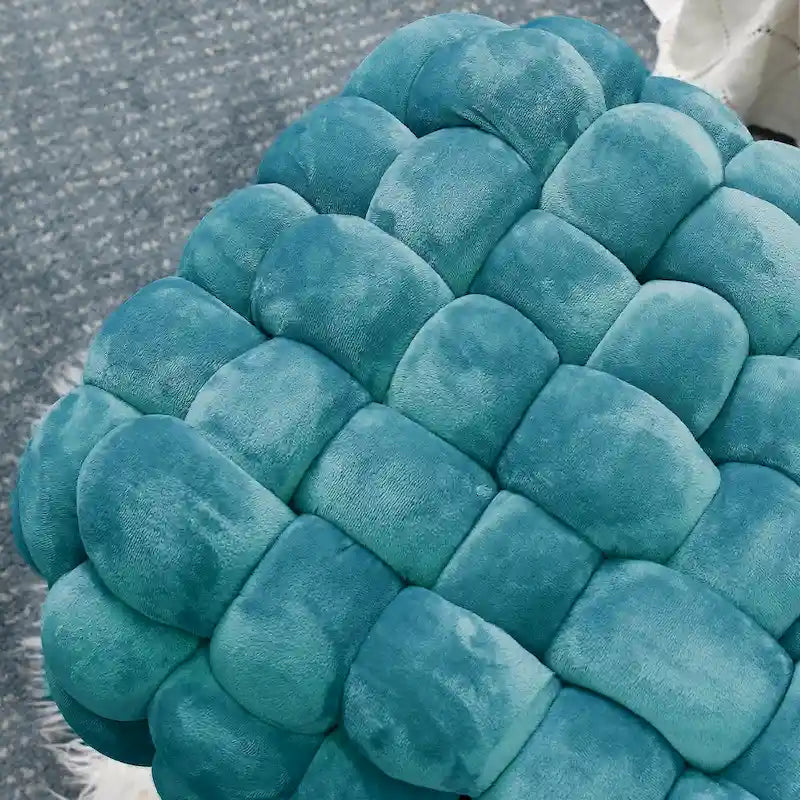 Samt-Pouf-Hocker 27x20x20