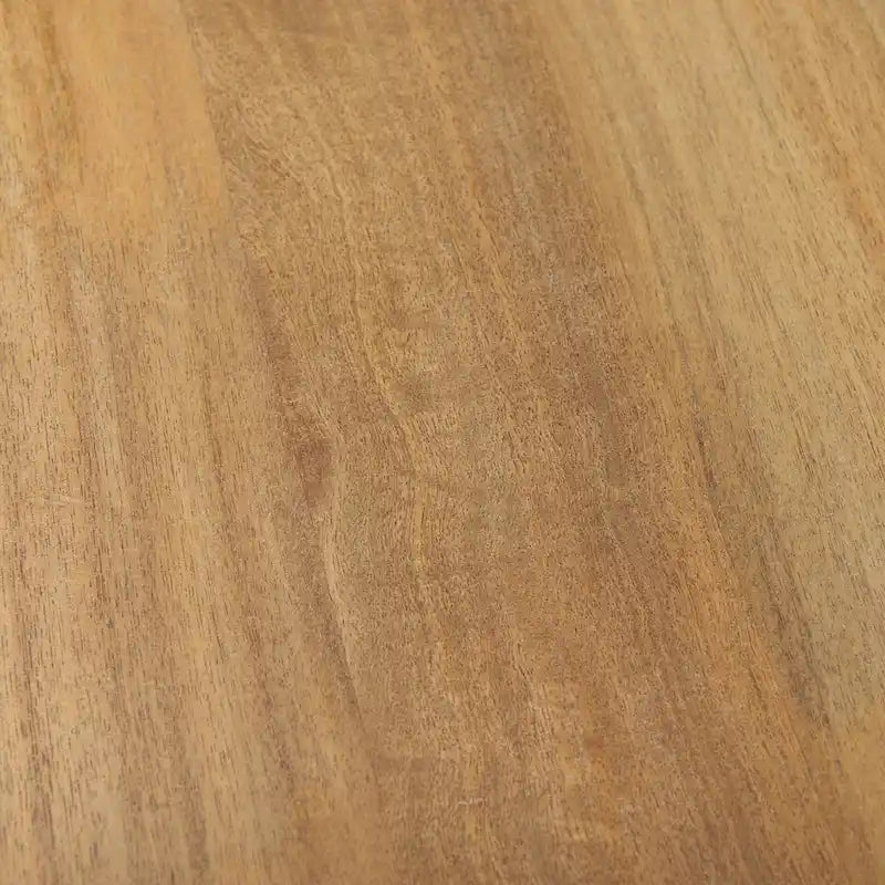 Tavolo da pranzo in legno massello marrone chiaro 84 pollici - 84L x 42P x 30A