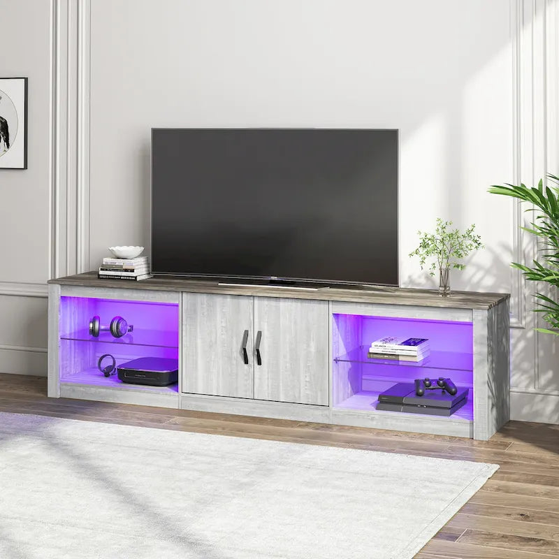 Mobile TV da 70 pollici con illuminazione RGB in 20 colori, centro d'intrattenimento