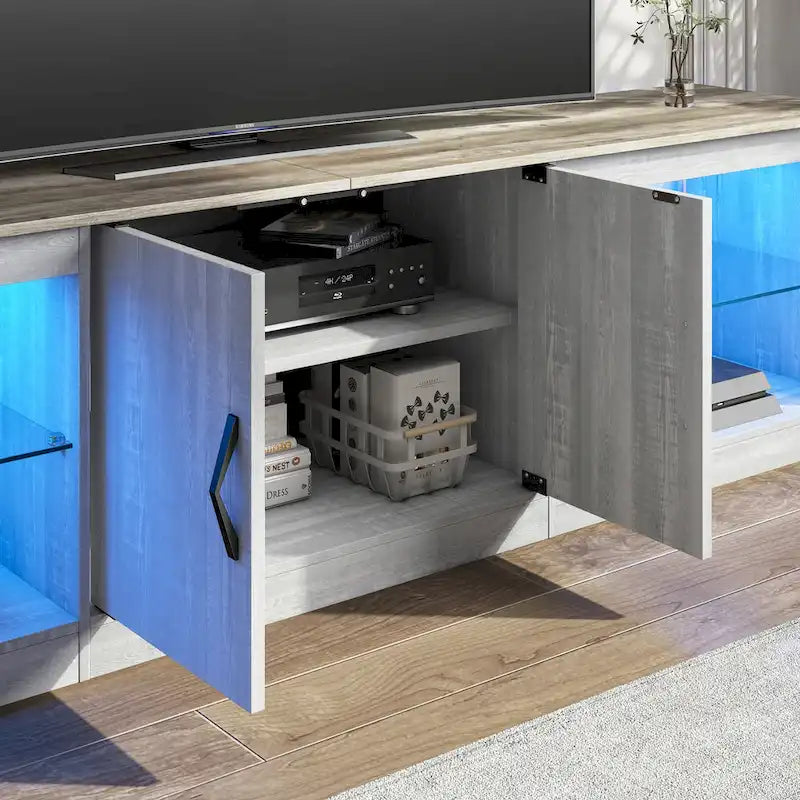 Mobile TV da 70 pollici con illuminazione RGB in 20 colori, centro d'intrattenimento