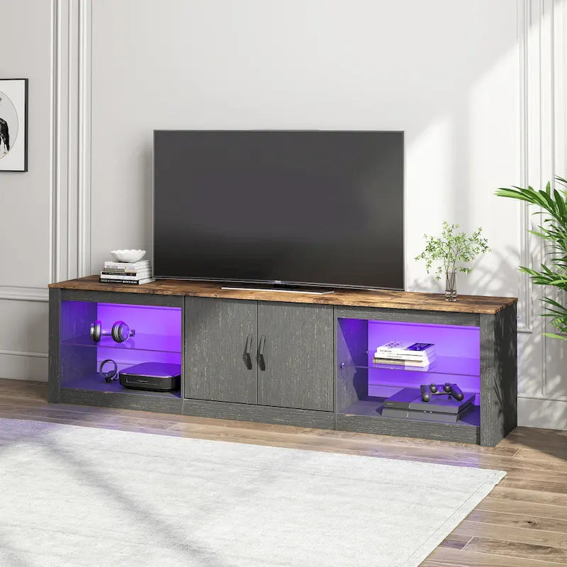 Mobile TV da 70 pollici con illuminazione RGB in 20 colori, centro d'intrattenimento