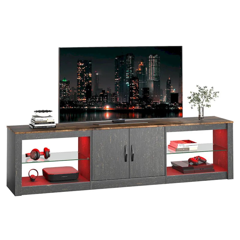 Mobile TV da 70 pollici con illuminazione RGB in 20 colori, centro d'intrattenimento
