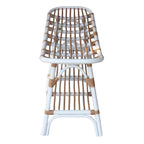 Panca in Rattan con Ripiano