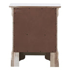 Comodino a 2 cassetti in Legno Specchiato
