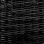 Naturfarbene Flechtwerk-X-Bank - 22 x 22 x 19.5 - 22Wx22Dx20H
