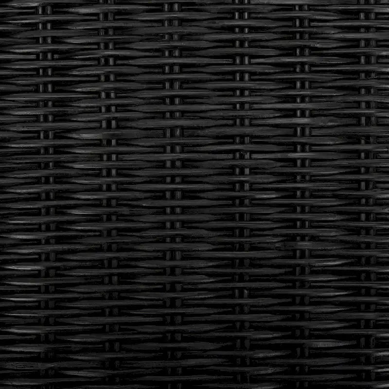 Naturfarbene Flechtwerk-X-Bank - 22 x 22 x 19.5 - 22Wx22Dx20H