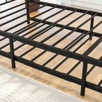 Struttura letto in metallo divano letto piazza singola con letto estraibile