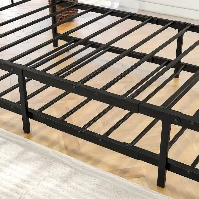 Struttura letto in metallo divano letto piazza singola con letto estraibile