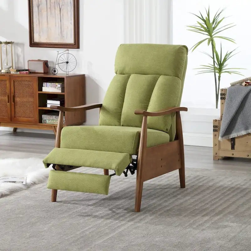 Poltrona con struttura in legno