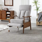 Poltrona con struttura in legno