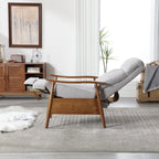 Poltrona con struttura in legno