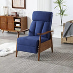 Poltrona con struttura in legno