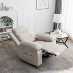Elektrischer Relaxsessel mit Sitzheizung und verstellbarer Massagefunktion