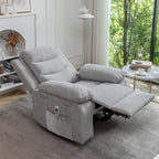 Elektrischer Relaxsessel mit Sitzheizung und verstellbarer Massagefunktion