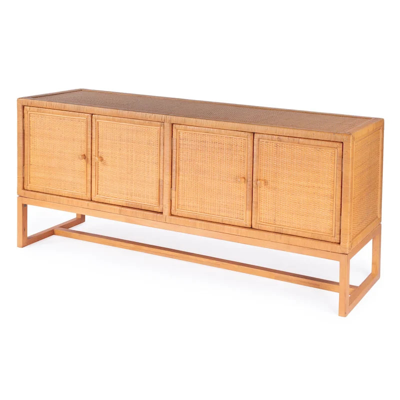 Credenza in Rattan 4 Ante 76