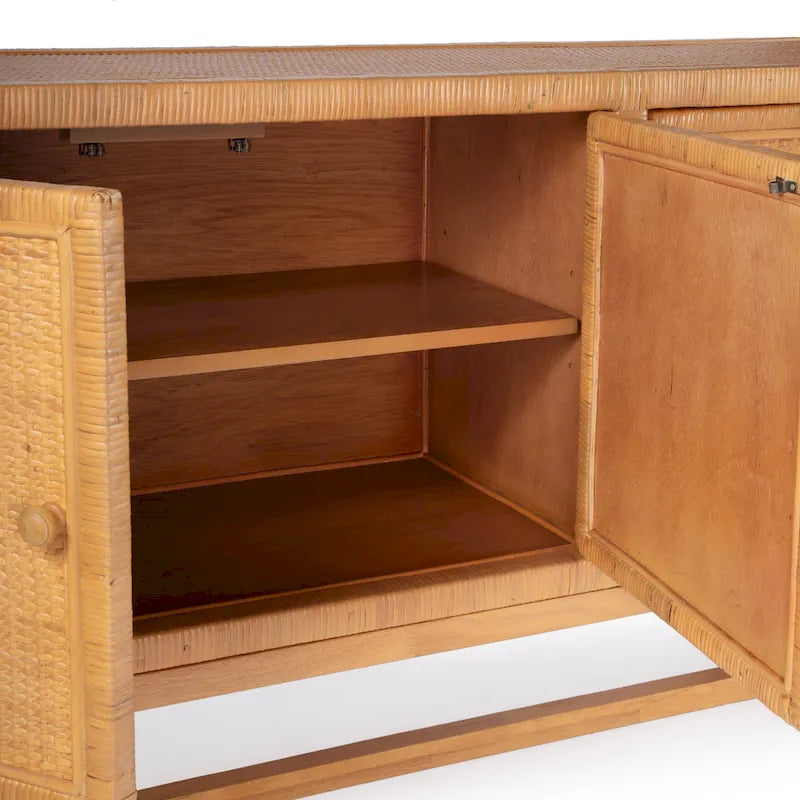 Credenza in Rattan 4 Ante 76