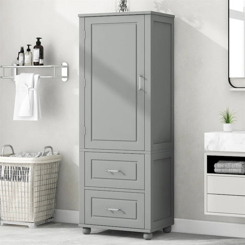 Mobiletto alto da bagno, Mobiletto autoportante
