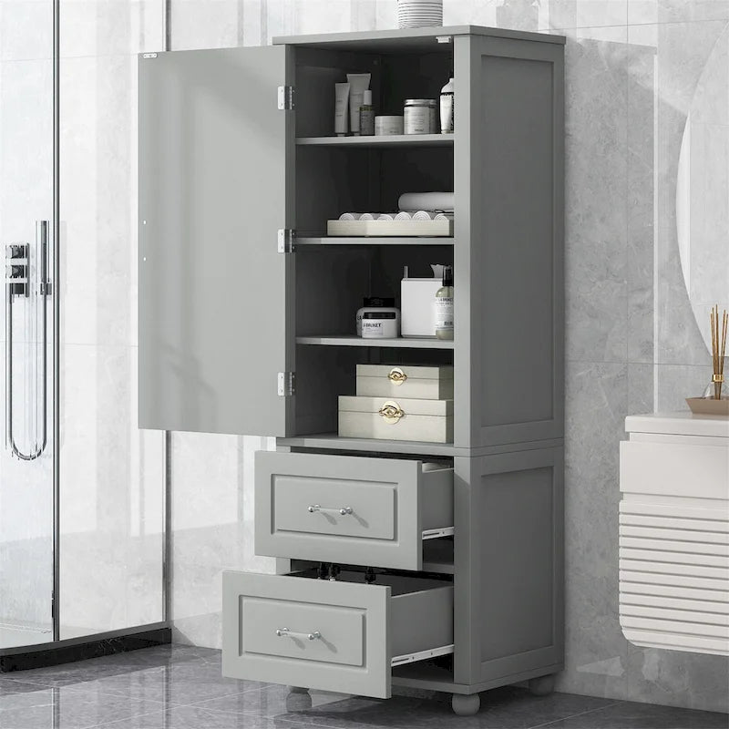 Mobiletto alto da bagno, Mobiletto autoportante