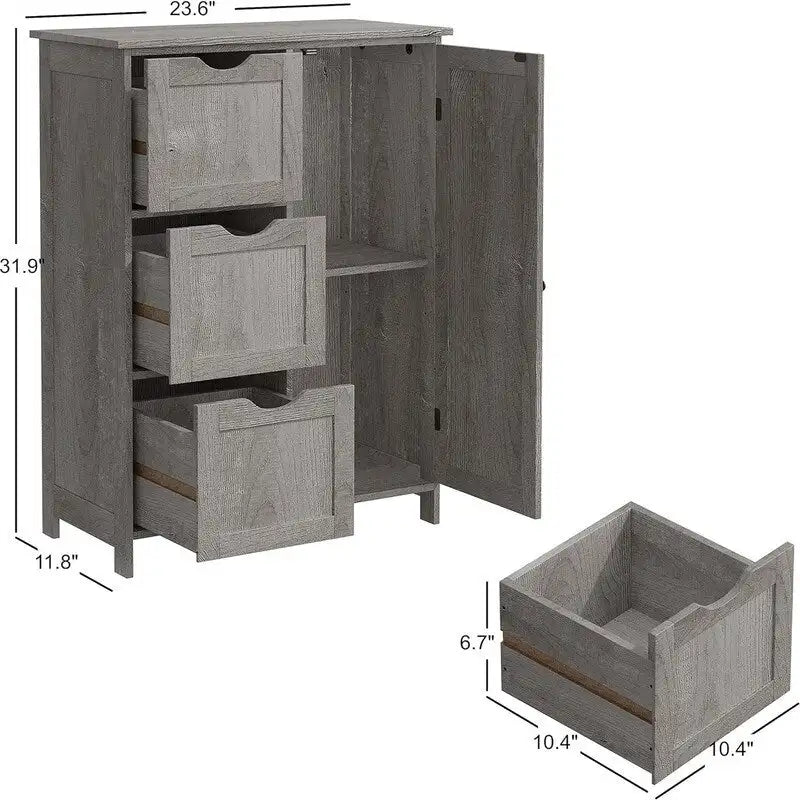 Badezimmer-Bodenschrank